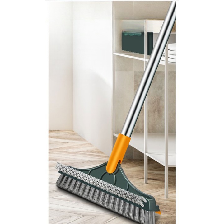 TaffHOME Sapu Sikat Pembersih 3 in 1 Cleaning Brush Broom Wiper Mop - UR378
