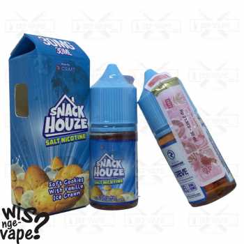 Snack Houze Soft Cookies Vanilla 30ml - Salt Nic Liquid By Rcraft