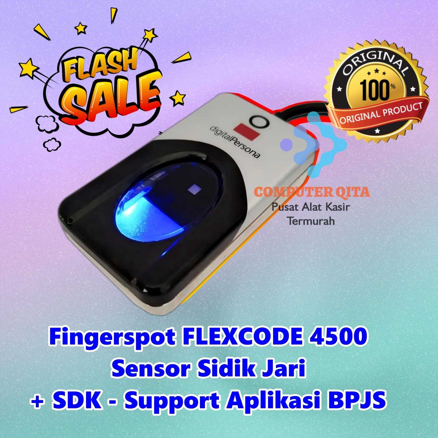 Jual Fingerspot FLEXCODE 4500 Sensor Sidik Jari + SDK - Support
