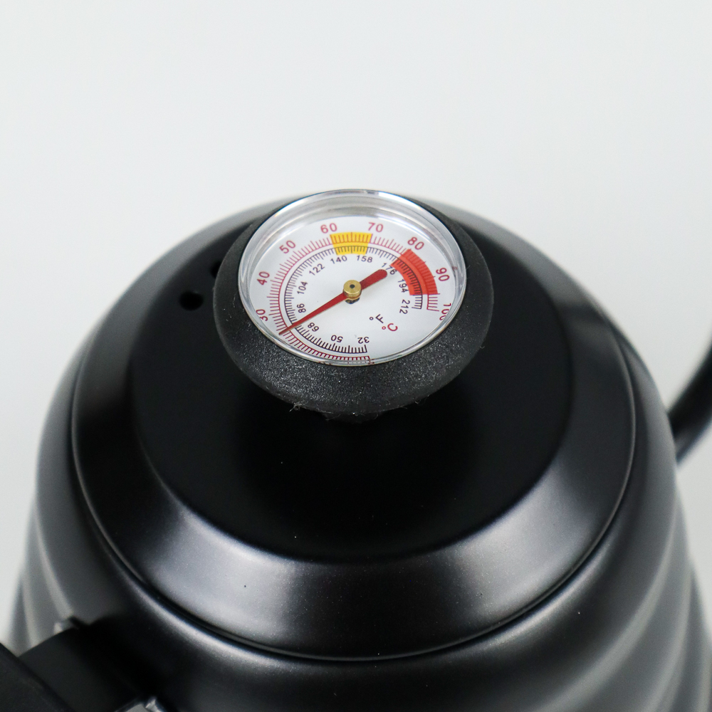 One Two Cups Teko Kopi Leher Angsa Pour Over Drip Kettle Thermometer - KE4012