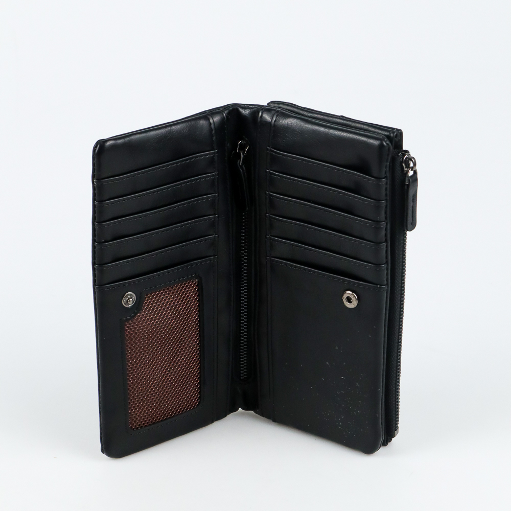 DEABOLAR Dompet Pria Bahan Kulit Sintetis Separated Use Wallet - JC222