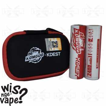 Battery Komodo X KDEST 18650 2400mAh 40A Authentic