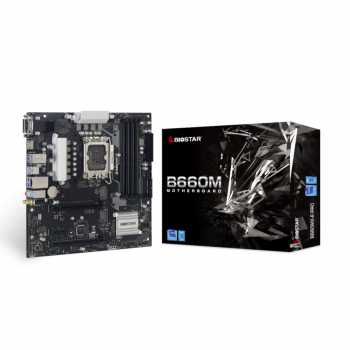 BIOSTAR B660MX-E PRO Intel B660 LGA1700 DDR4 Micro ATX Motherboard