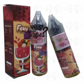 Foxy Liquid Fruit Punch 15ml - Salt Nic By Indo Brew X Druga Foxy