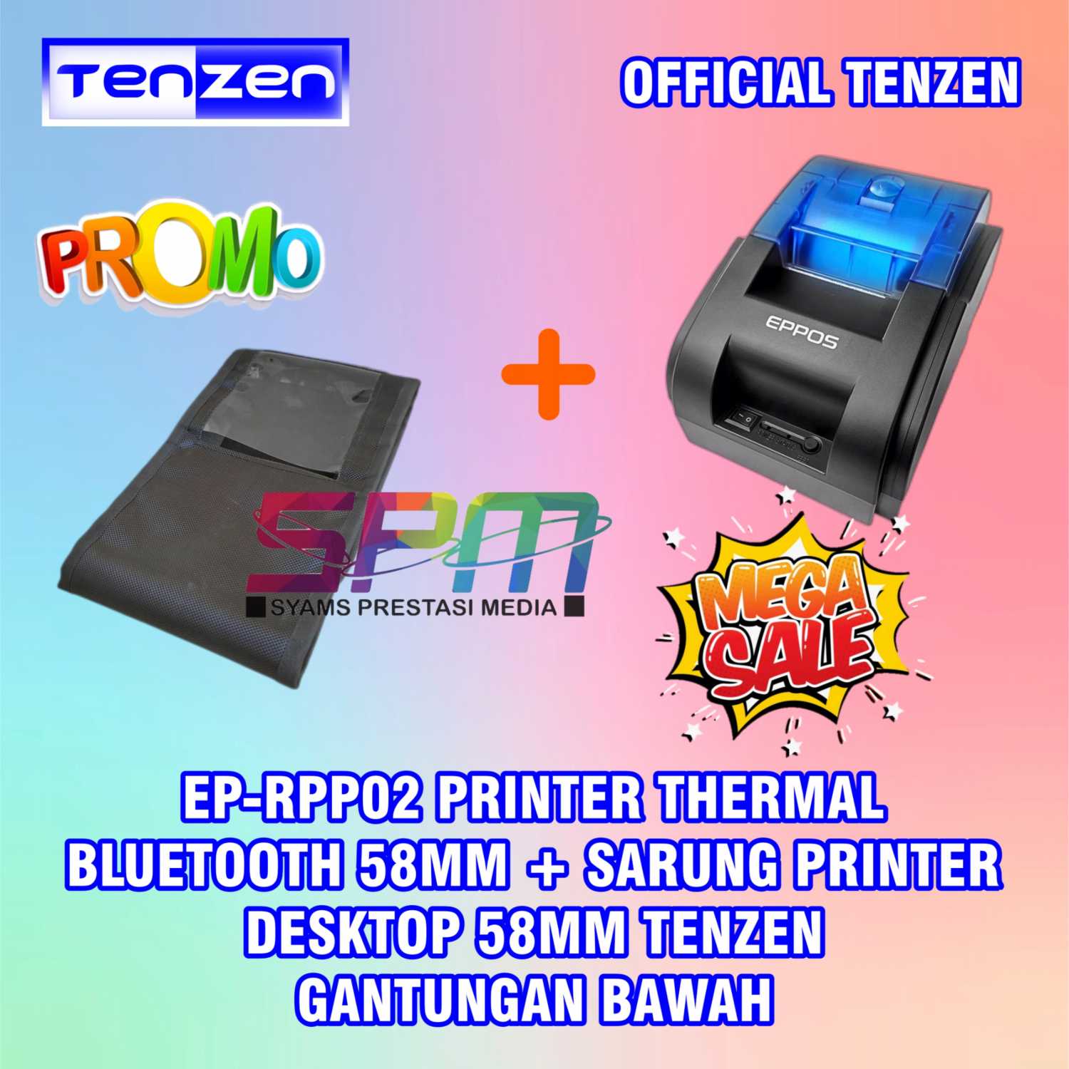 Printer Eppo's Rpp02 Jual PRINTER KASIR BLUETOOTH EP-RPP02 58mm + SARUNG PRINTER