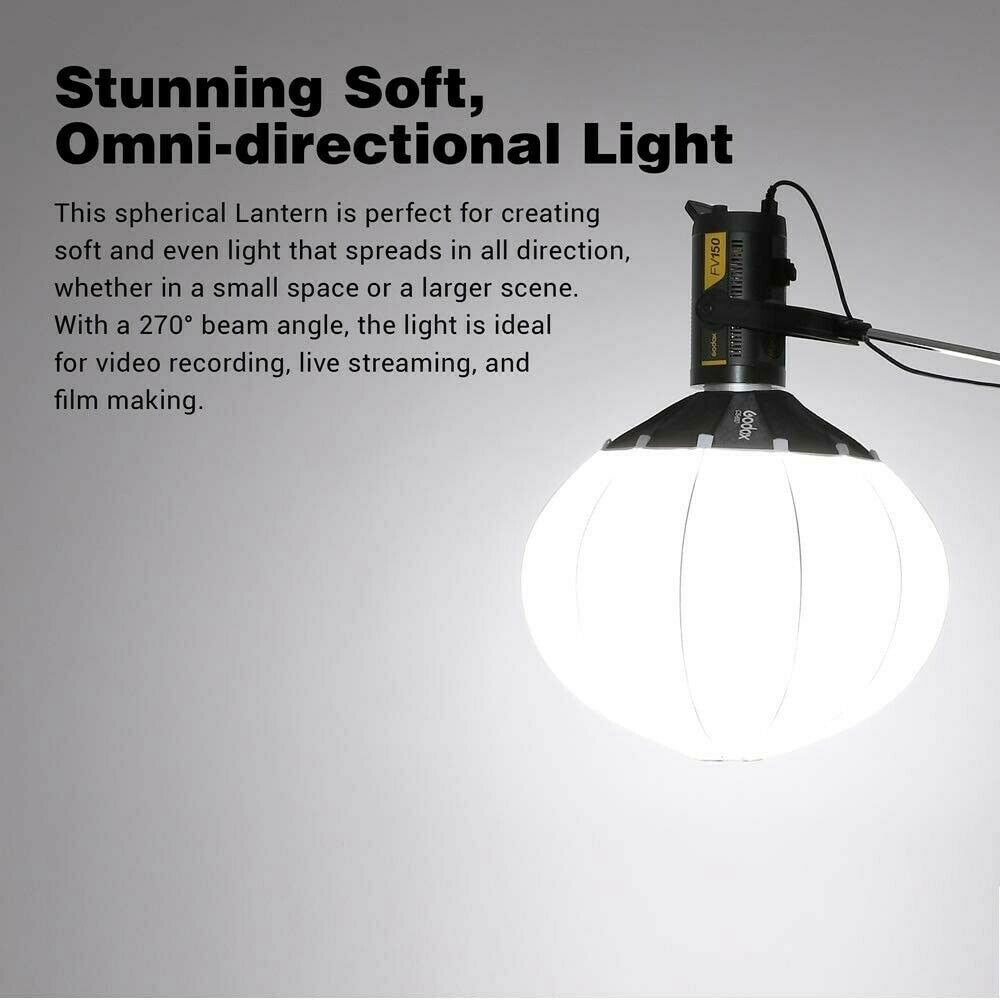 Godox Collapsible Lantern Softbox Reflector Umbrella 85cm - CS-85D