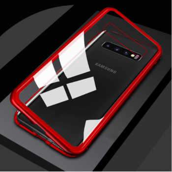 Jual Magnet Case For Samsung S10 Plus with Premium Back tempered