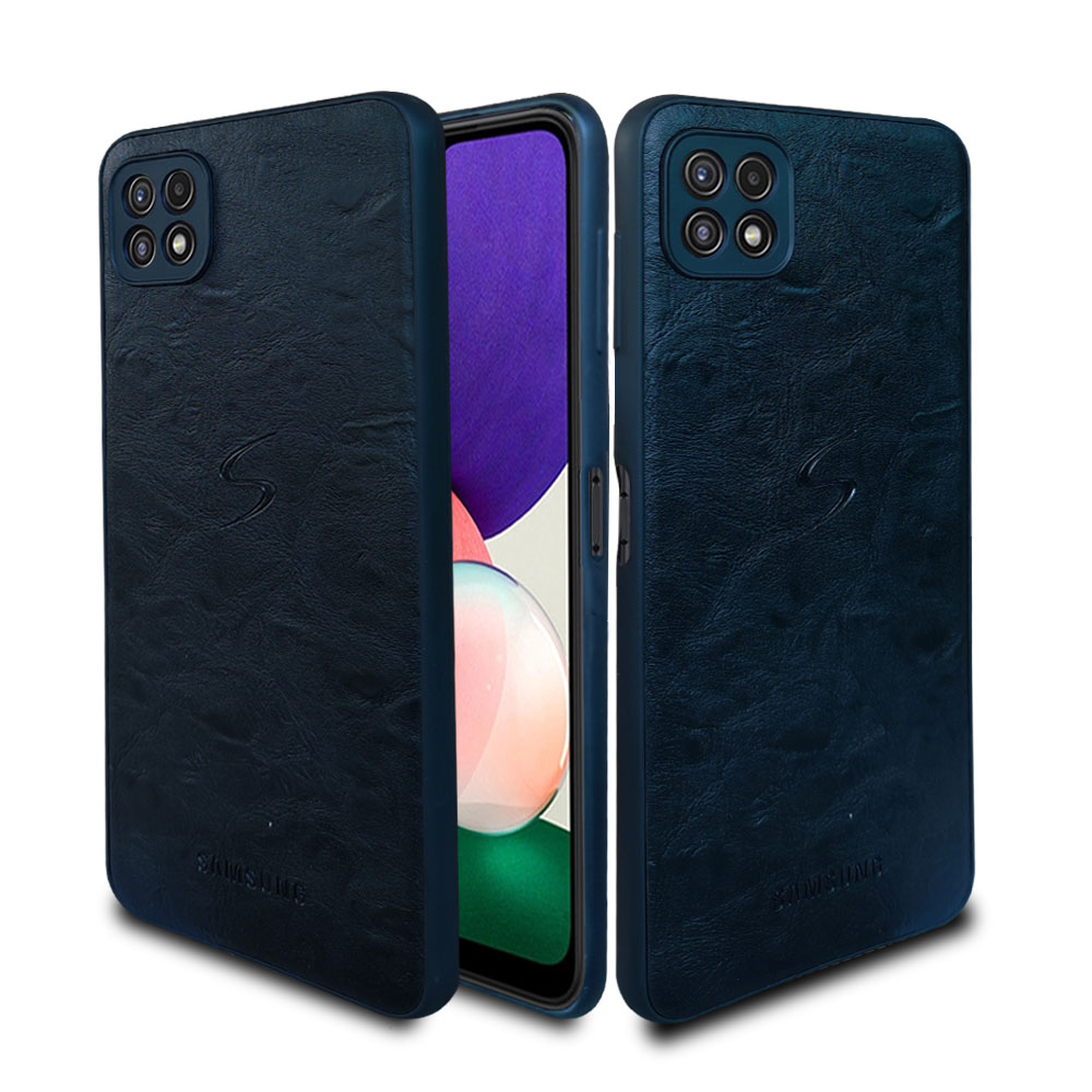 [ PREMIUM ] Softcase Leather For Samsung A22 5G Case Kulit
