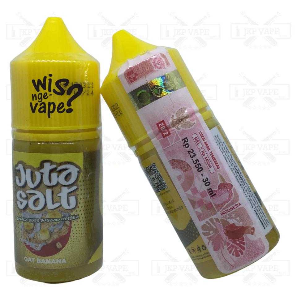 Jual Juta Salt Oat Banana 30ml Liquid Vape By RSR x Vape Boss