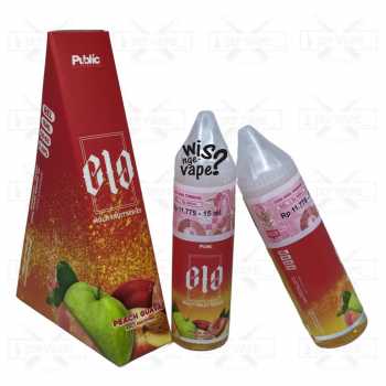 ELO Peach Guava 15ml - Multi Fruit Salt Nic Liquid Vape by Public