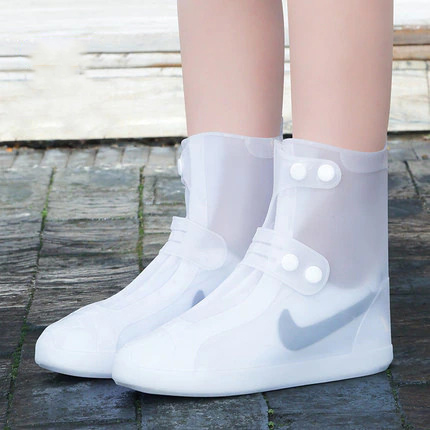 Holajaju Cover Sepatu Pelindung Anti Air Hujan PVC 1 Pair with Buckle - H-007