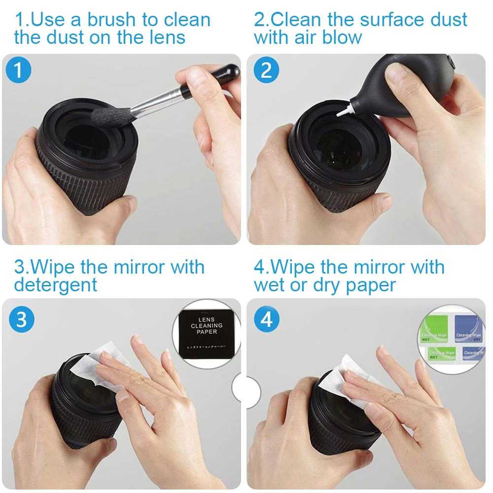 WILLKEY Set Pembersih Kamera Camera Cleaning Kit 18in1 - 19452