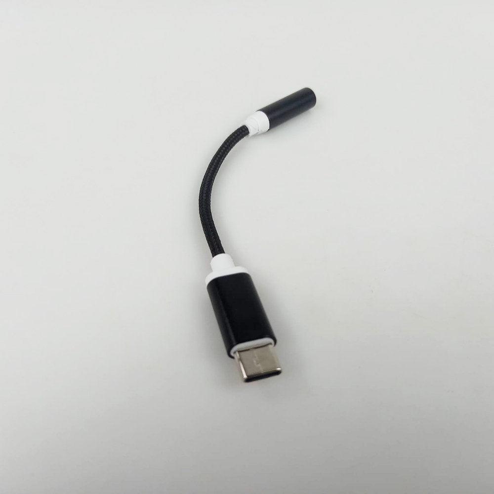 Kabel Adaptor USB Type C ke 3.5mm Audio Port Braided - PJ1645-01