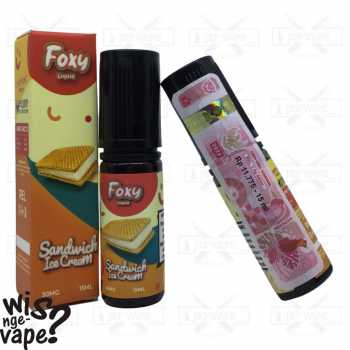Foxy Sandwich Ice Cream 15ml - Liquid Vape By VJ x Druga Foxy