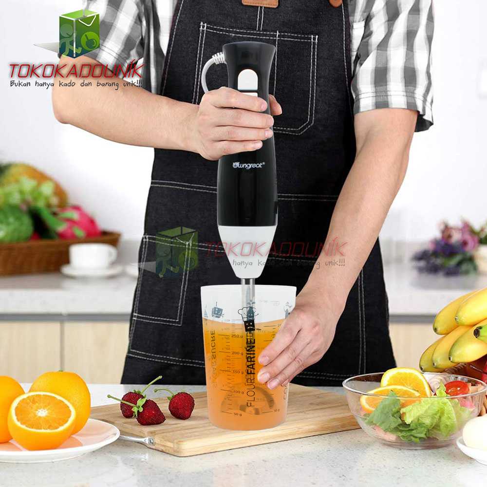 Jual Hand Blender HB101 Mixer Versi PRO FREE Gelas Ukur Takaran