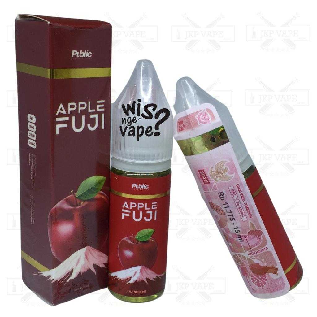Jual APPLE FUJI 15ML SALT NIC PREMIUM LIQUID VAPE BY PUBLIC