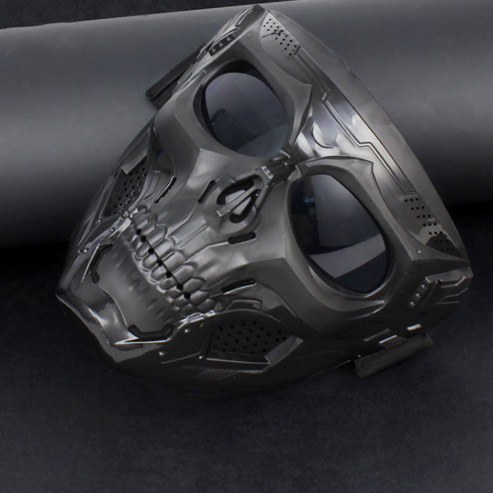 WOSPORT Masker Motor Topeng Airsoft Gun Full Face Tactical Mask PC - MA-110