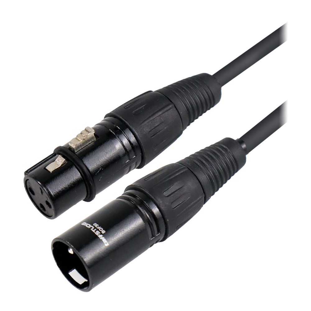 TaffSTUDIO Kabel XLR M/F OFC Microphone Karaoke Shielded - BOF30