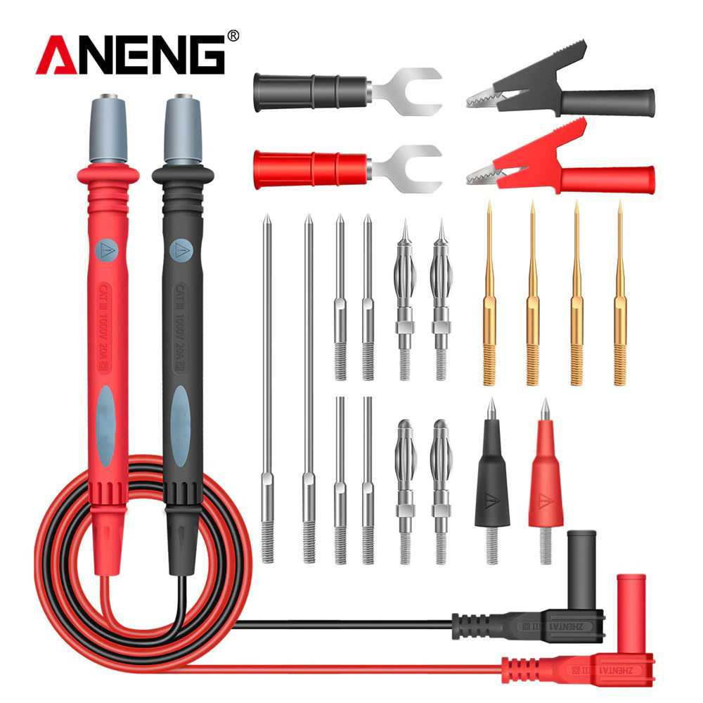 Jual ANENG Kabel Digital Multimeter Test Lead Needle Kit 1000V