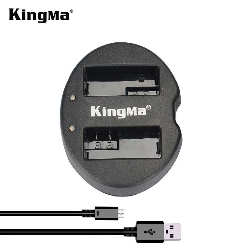 KingMa Charger Baterai 2 Slot Canon 550D 600D 650D 700D Rebel T2i T3i - BM015-LPE8