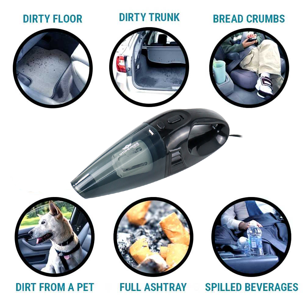 OTOHEROES Handheld Vacuum Cleaner Penyedot Debu Mobil 12V 120W 5.5KPA - CVC100