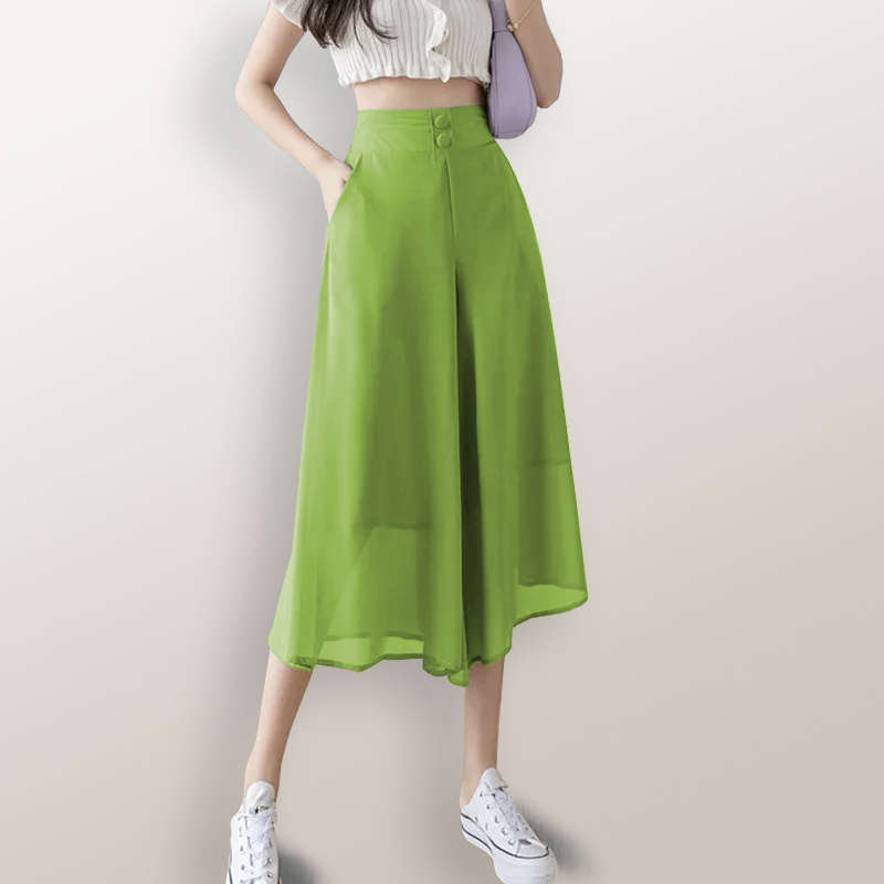 Celana Sifon Casual gaya korea model terbaru - Jfashion Ruth Pants