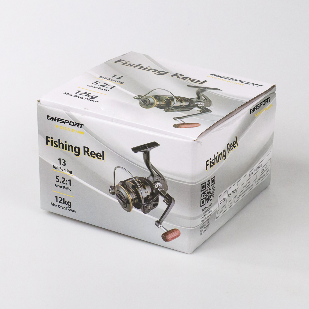 TaffSPORT GHOTDA Reel Pancing Spinning Fishing Reel 5.2:1 4000 - BK4000