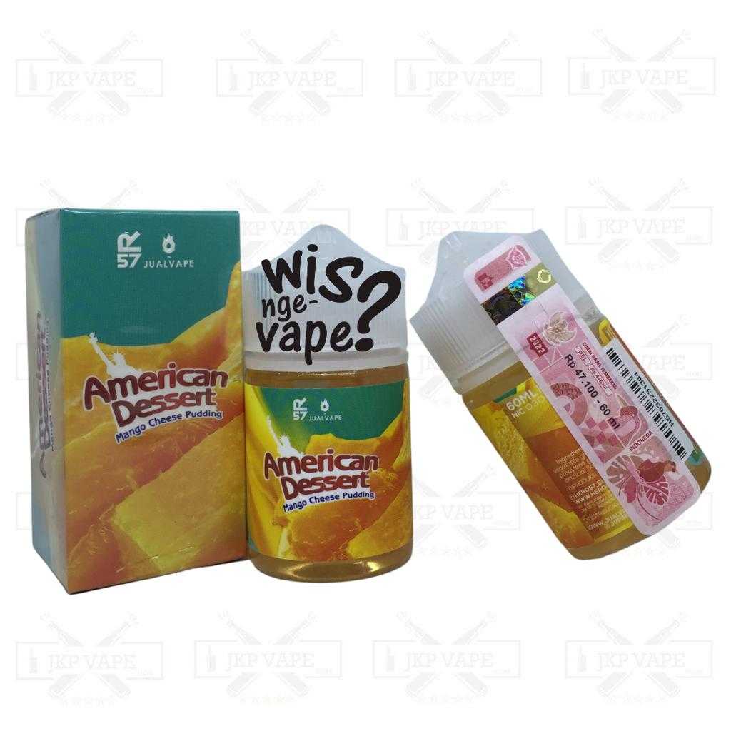 Jual American Dessert V3 Mango Cheese Pudding 60ml Liquid By