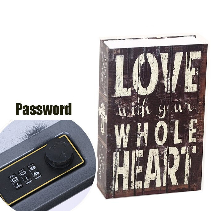 HOMESAFE Kotak Buku Novel Hidden Security Box Password Lock Size S - KBS
