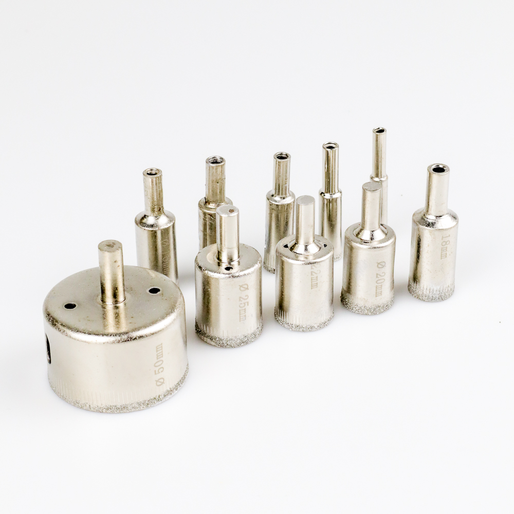 Taffware Mata Bor Diamond Coated Hole Drill Bit 8mm-50mm 10 PCS - GJ0106