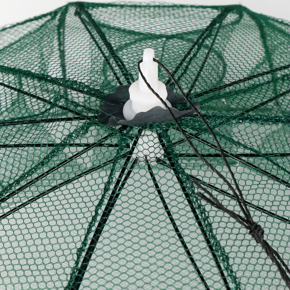 Jaring Ikan Lipat Dekagonal 20 Hole Fishing Net Trap Cage - H14572