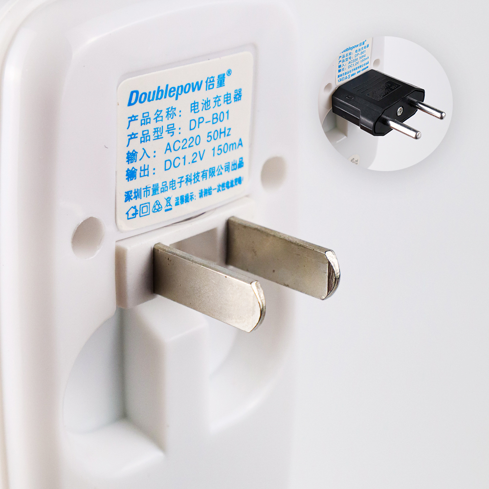 Doublepow Charger Baterai Rechargeable 2 Slot AA AAA with AA 2 PCS - DP-B01 1200