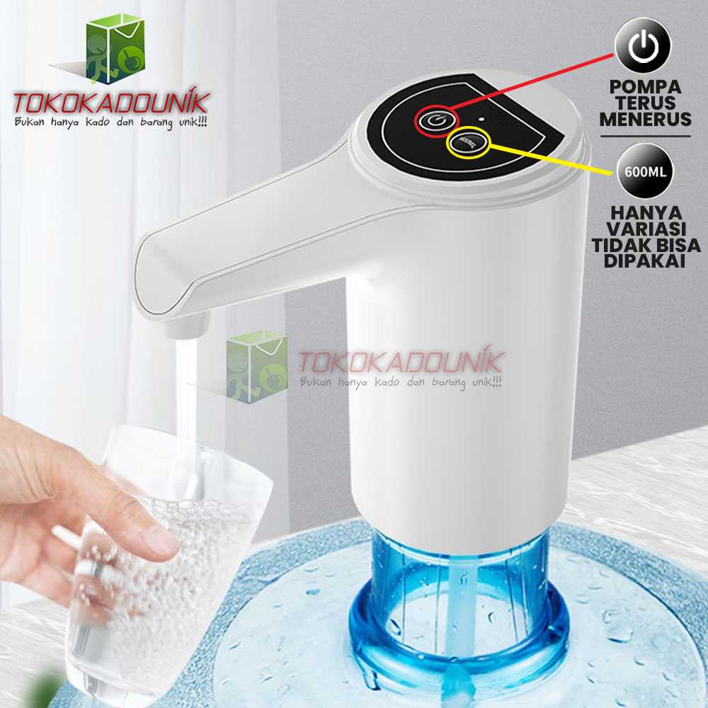 Jual Pompa Galon 2 Tombol 600 Ml Dan On/Off - Dispenser PUMP USB