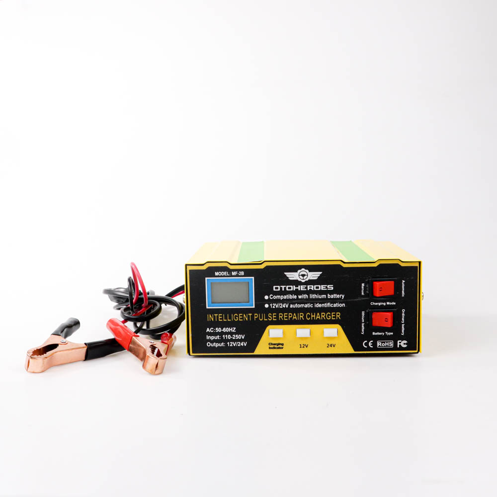 OTOHEROES Charger Aki Mobil Intelligent Battery Charger 12V/24V 10A - MF-2B