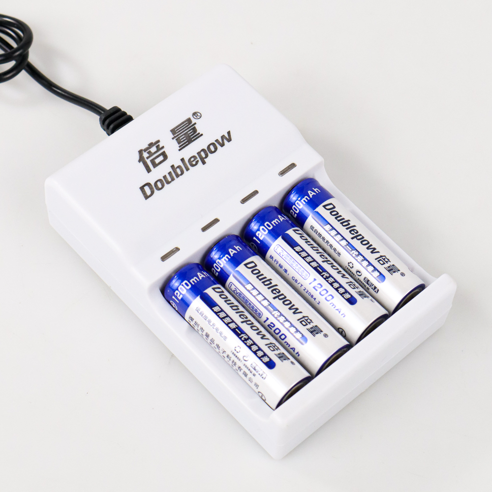 Doublepow Charger Baterai Rechargeable 4 Slot AA AAA with AA 4 PCS - DP-U82