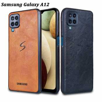 Jual PREMIUM Softcase Leather For Samsung A12 Pro Case Kulit