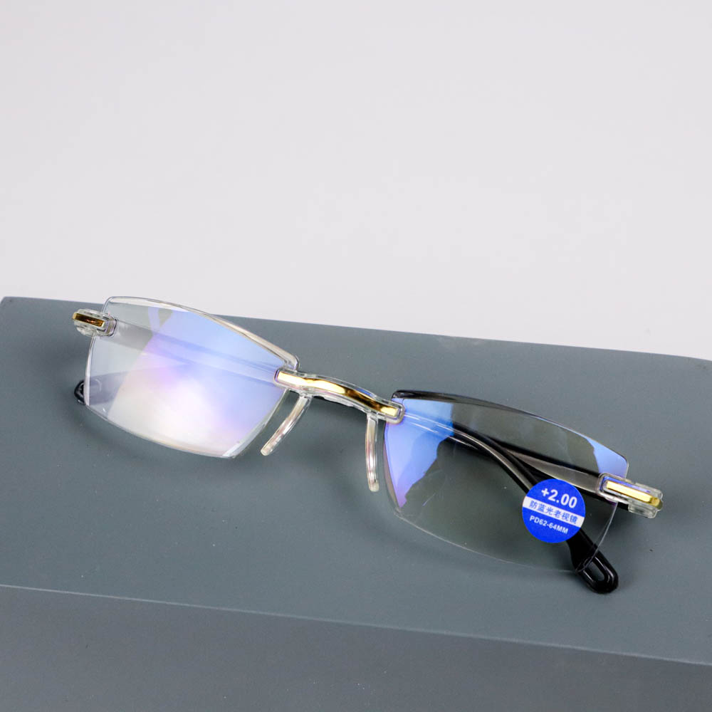 Ahora Kacamata Baca Rabun Dekat Frameless Anti Blue Light Glasses - 641