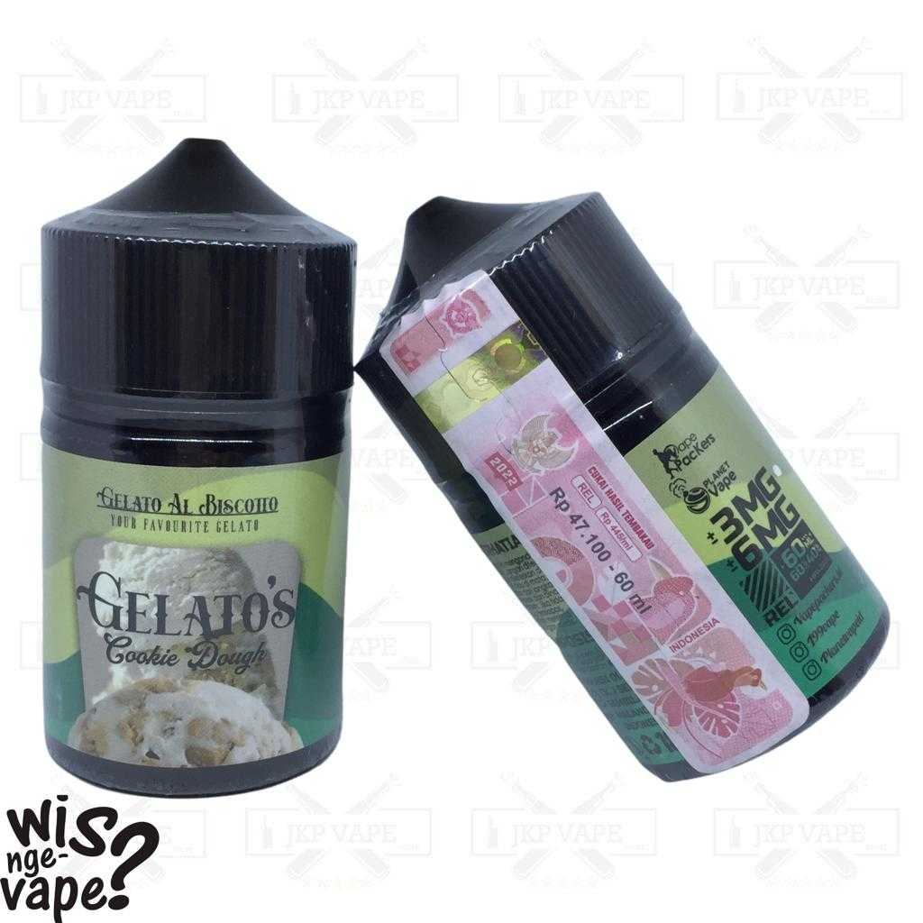 Jual Gelatos V3 Cookie Dough 60ML Liquid Gelato's by J99 Vape