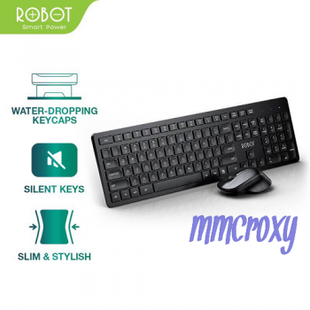 Keyboard & Mouse Robot KM4000 Wireless Combo Silent Key