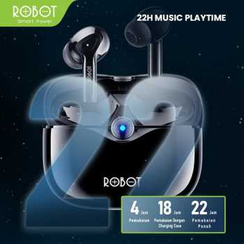 Jual Robot T30 Earphone Airbuds Bluetooth TWS Earbuds