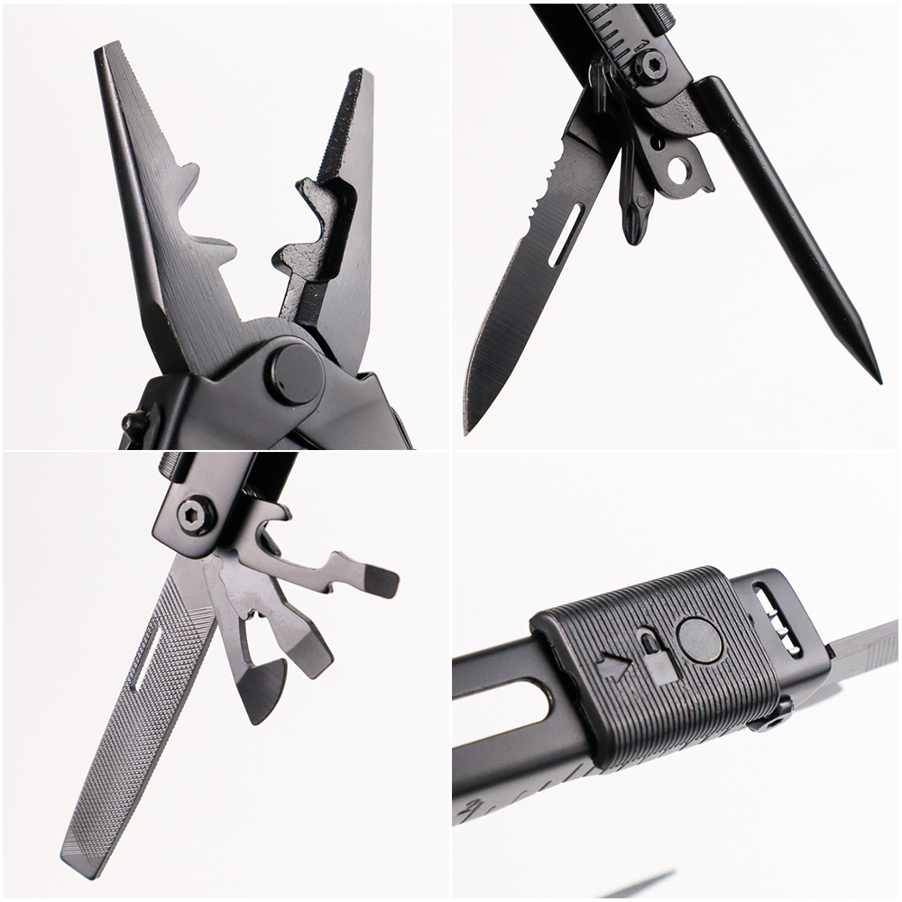 Tang Multifungsi EDC 11in1 Tool Stainless Steel with Lock System - MPA01