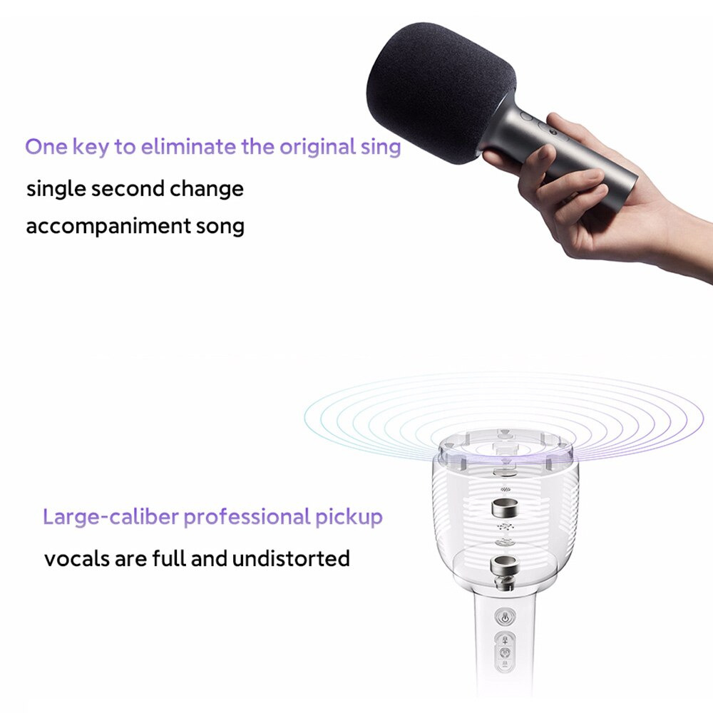 Mijia Microphone Karaoke Wireless Bluetooth Speaker KTV - XMKGMKF01YM