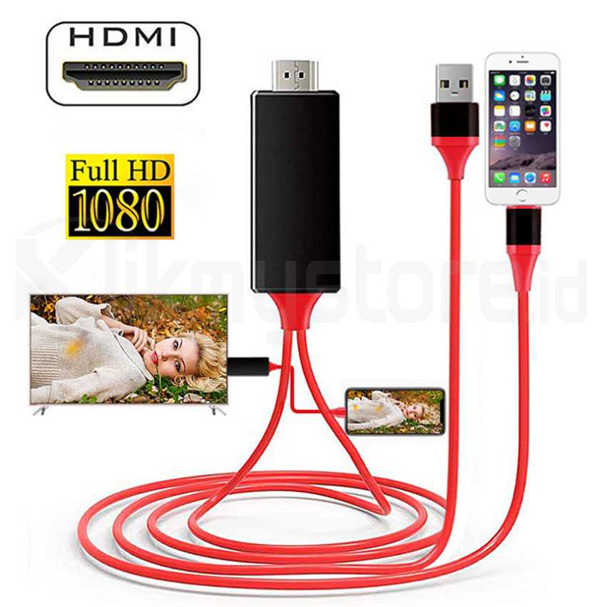 Hdtv Cable Hdmi Mhl Iphone Cable Jual MHL Lightning To HDMI HD TV