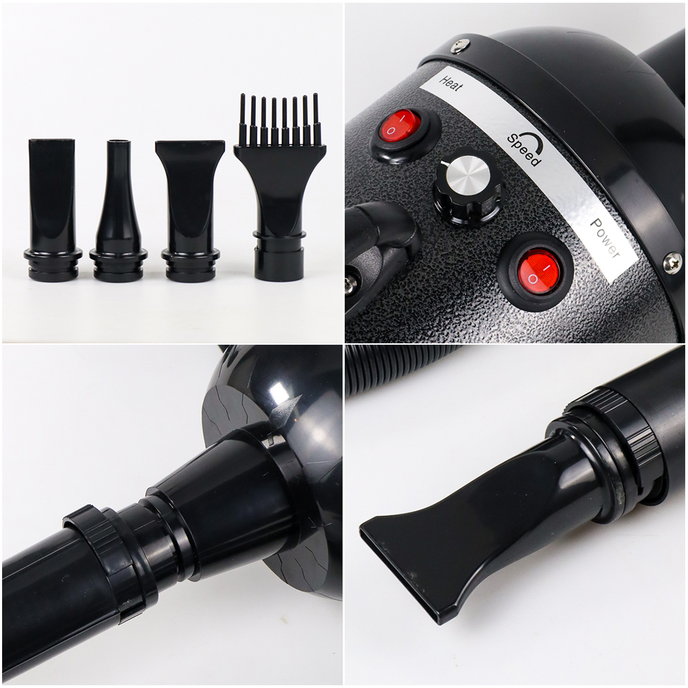 HBlow Pet Hair Dryer Dog Cat Grooming Stepless Speed 3200W - SH-168