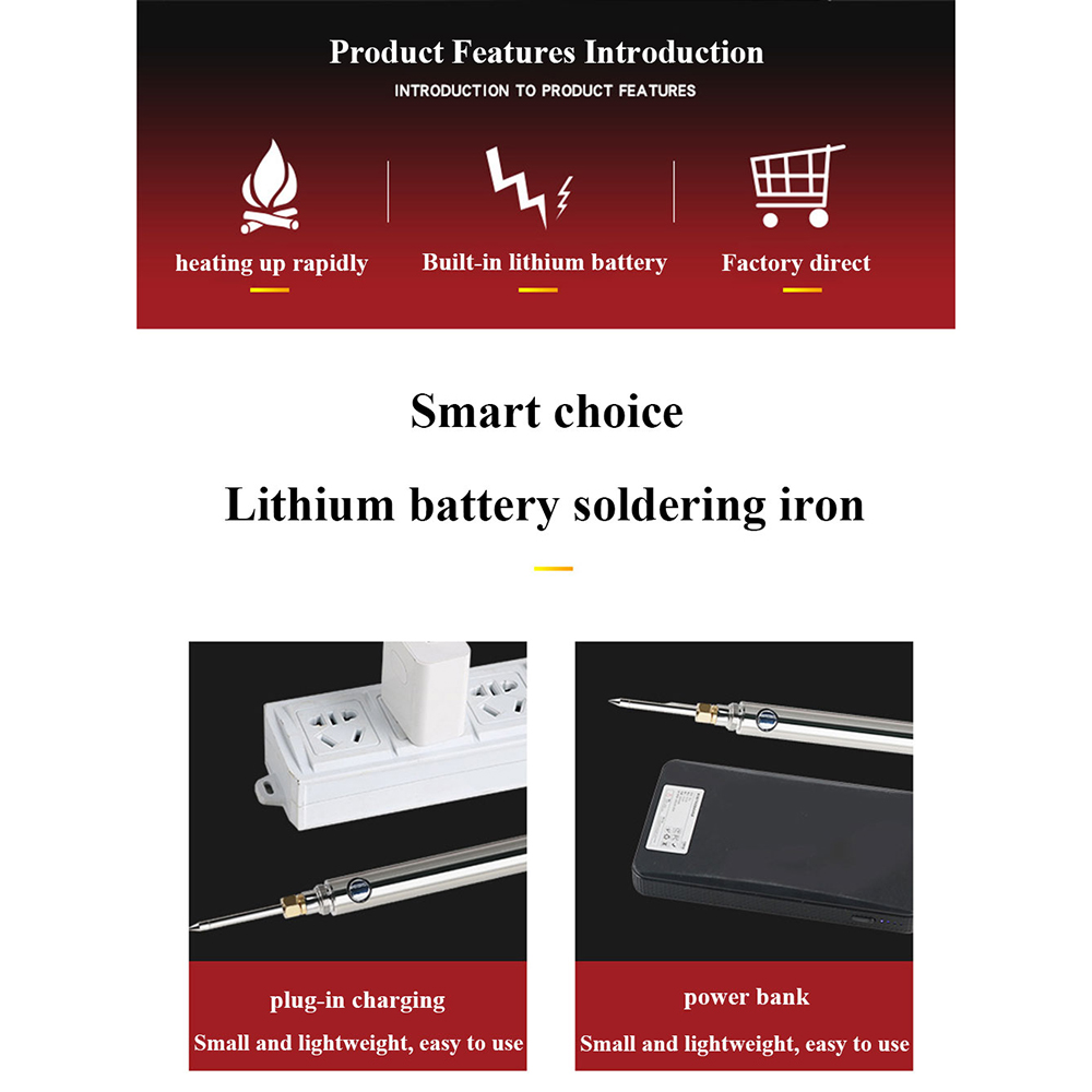 EVOD Solder Lithium Battery Grid USB Rechargeable 15W - CS32