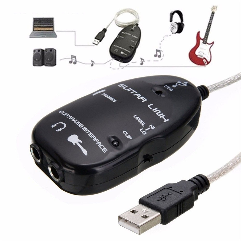 Homeland USB Gitar Link Audio Cable for PC or Mac - HD031