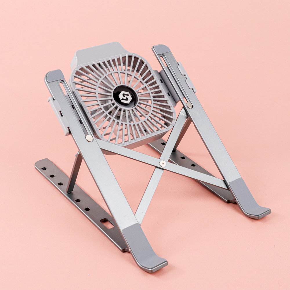 DANYCASE Laptop Stand Aluminium Foldable with Cooling Fan - DC1316
