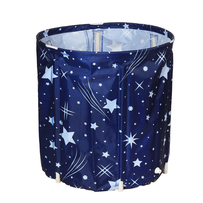 Xueqin SPA Bathtub Lipat Portable Adult Folding Bath 65x70 cm - 18401