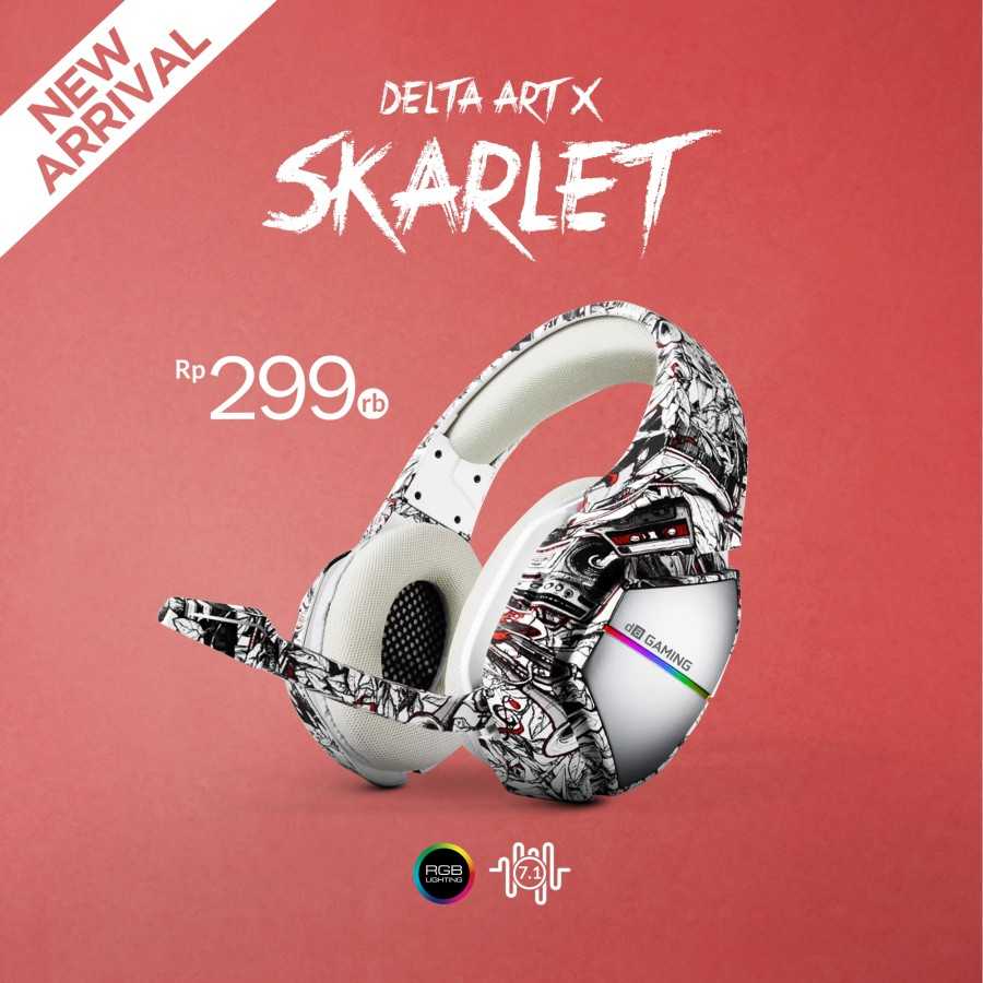 Jual Digital Alliance Headset Gaming Delta Art X Skarlet