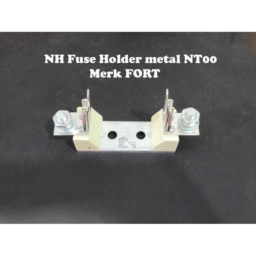 Jual NH fuse holder metal NT00 160A FORT dudukan fuse keramik